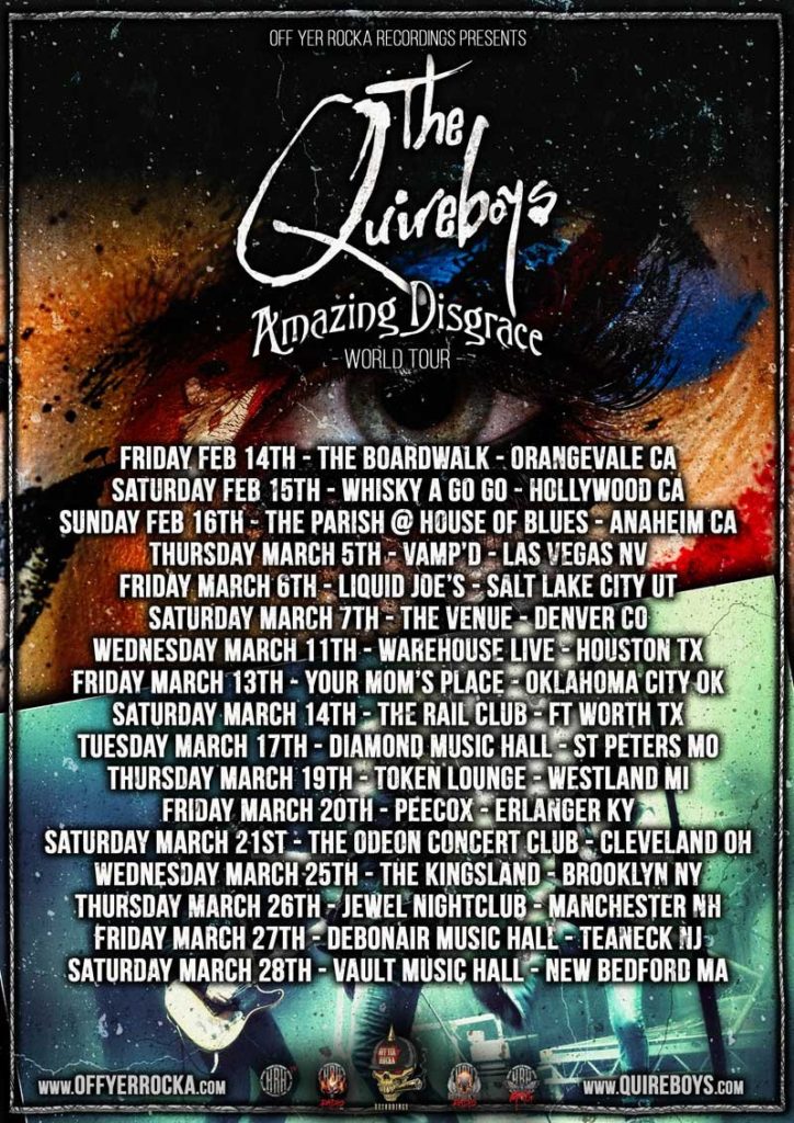 The Quireboys US tour 2020