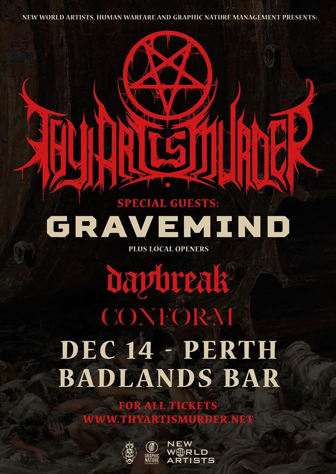 Thy Art Is Murder - Perth 2019