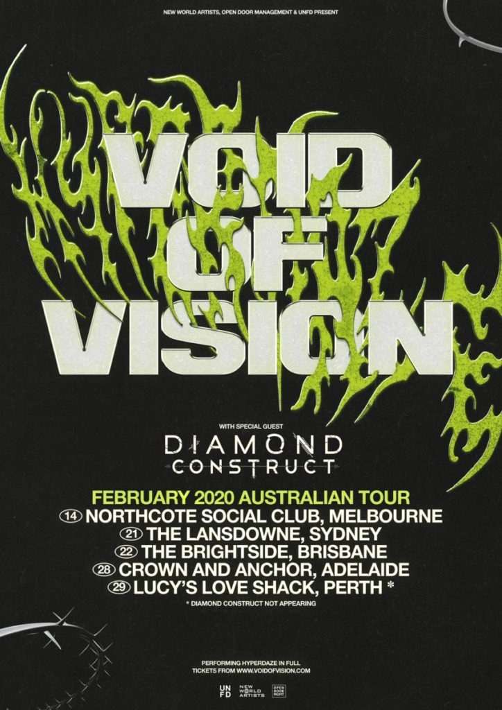 Void Of Vision Australia tour