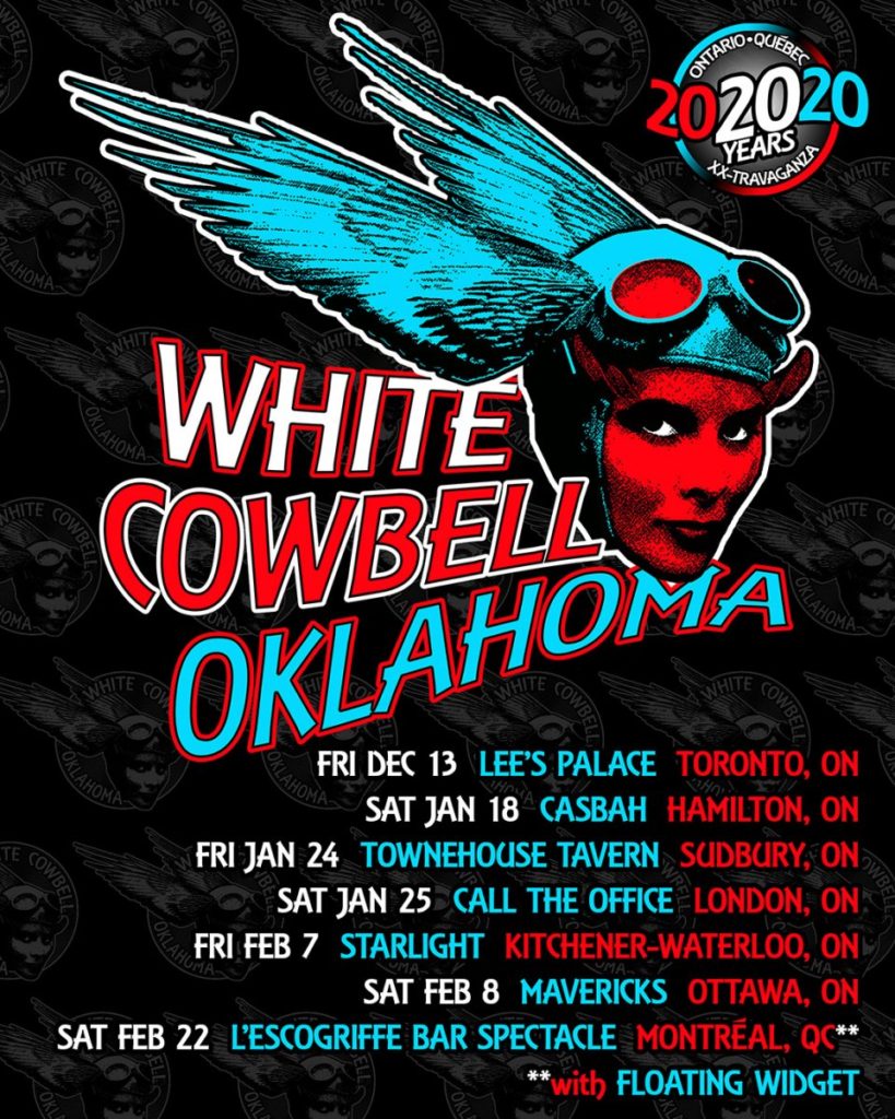 White Cowbell Oklahoma tour