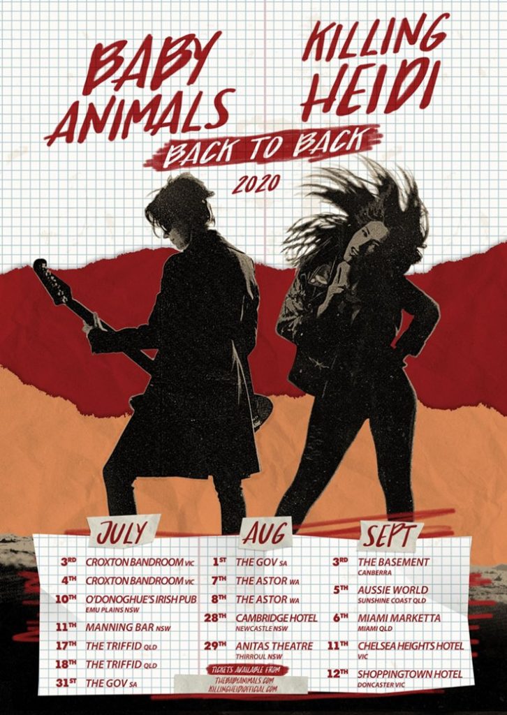 Baby Animals / Killing Heidi tour 2020