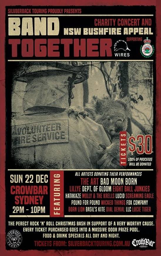 Band Together - NSW Rural Fire Service & Wires Benefit Show 
