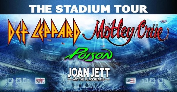 Def Leppard, Motley Crue, Poison, Joan Jett Stadium tour 2020