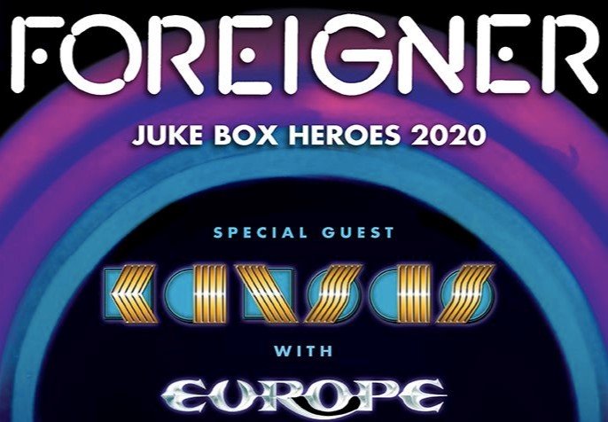 Foreigner, Kansas, Europe North American tour 2020