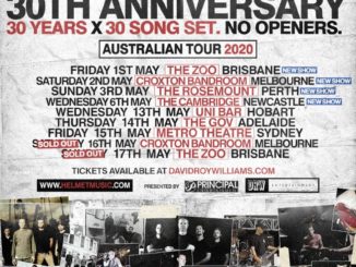 Helmet Australia tour 2020