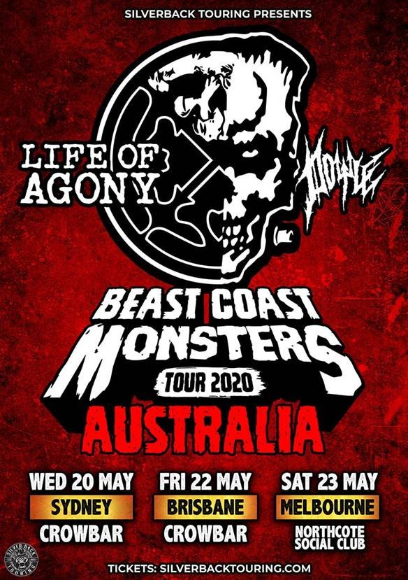 Life Of Agony / Doyle Australia tour 2020