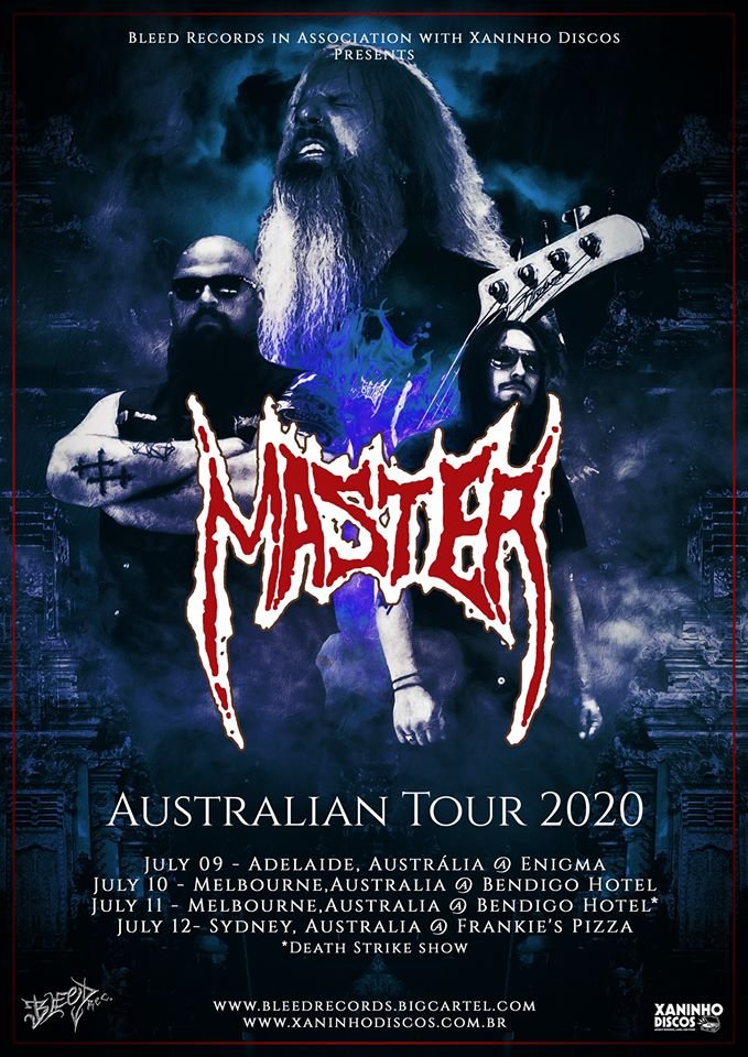 US death metal veterans Master announces first ever Australia tour