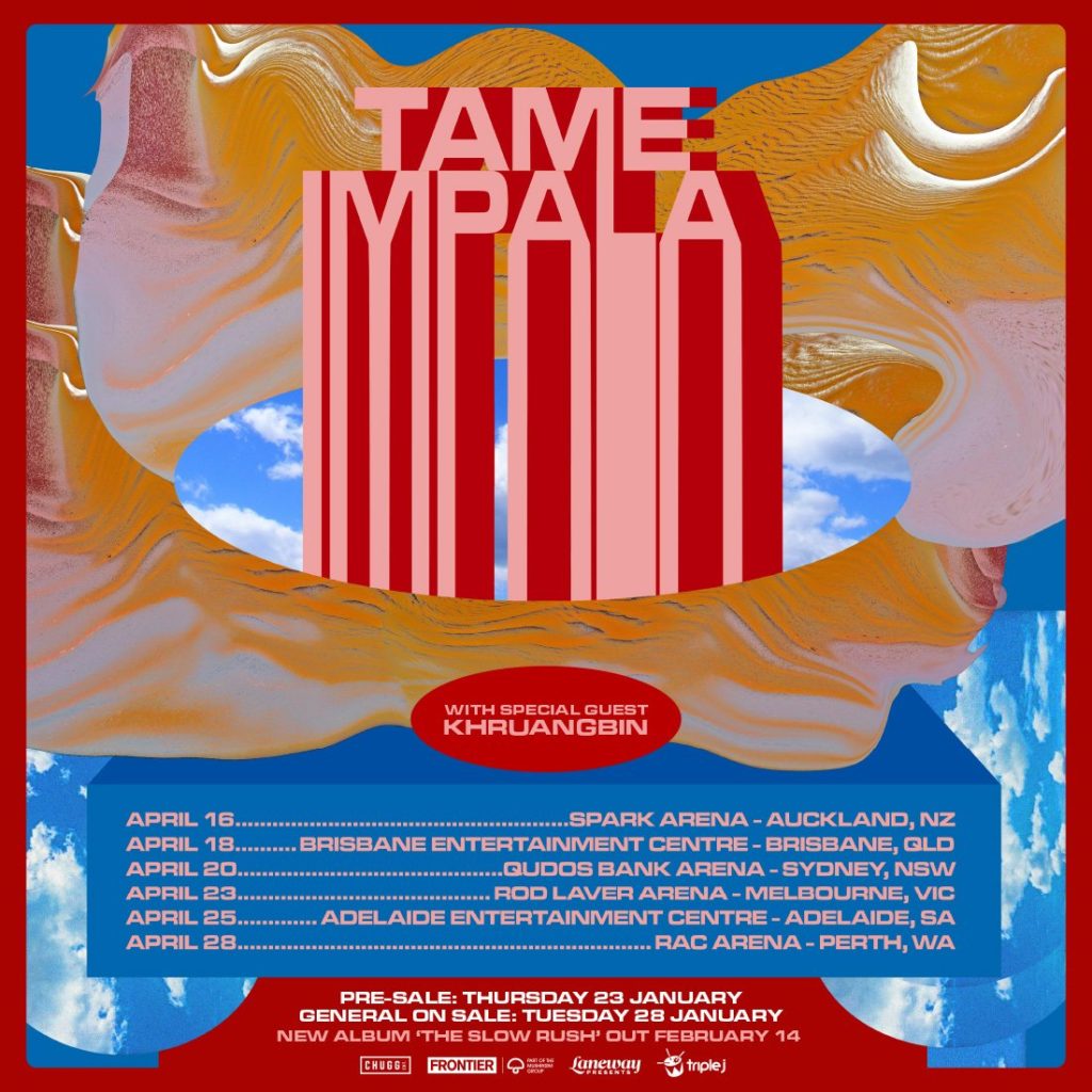 Tame Impala Australia tour 2020