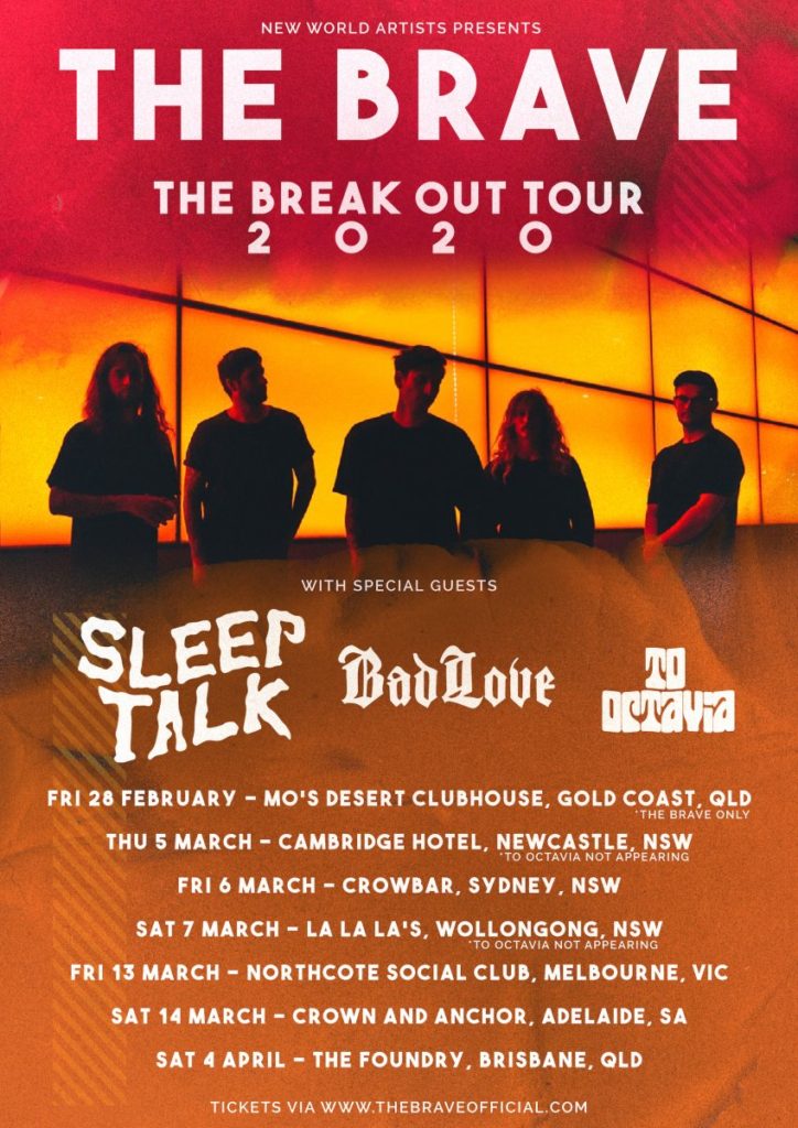 The Brave Australia tour 2020