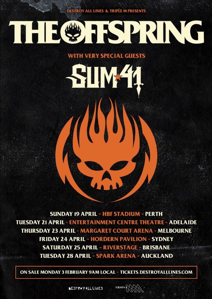 sum 41 and offspring tour