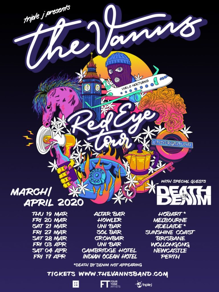 The Vanns - Red Eye Tour 2020