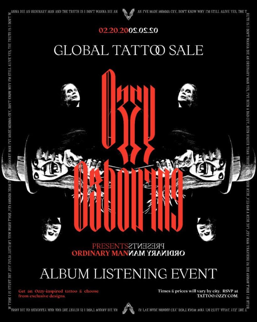 Ozzy Osbourne tattoo event