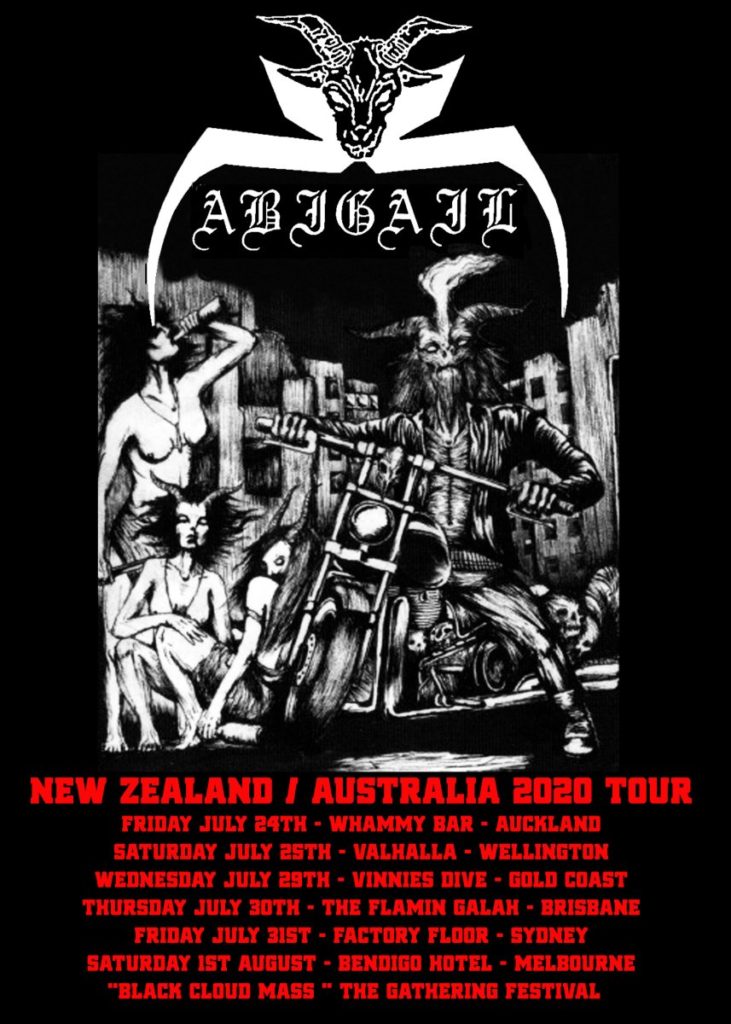 Abigail Australia tour 2020
