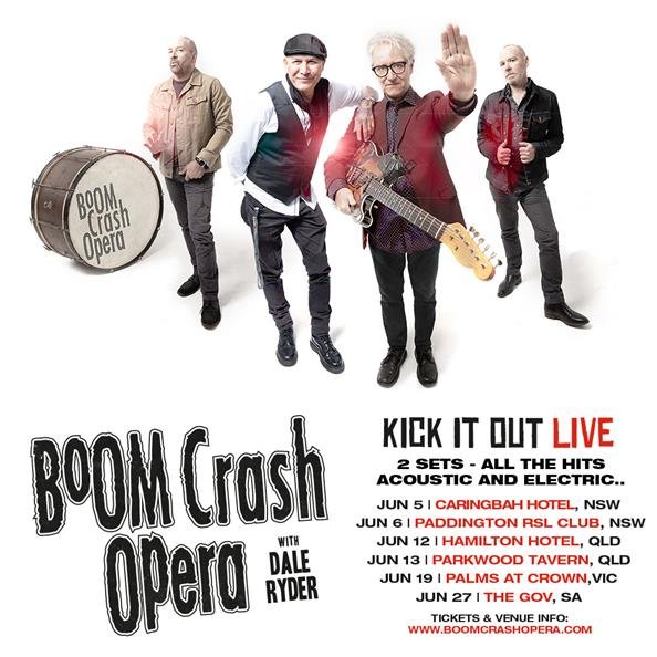 Boom Crash Opera - Kick It Out tour 2020