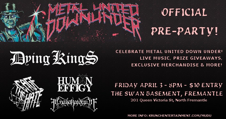 Metal United Down Under - Pre-party 2020