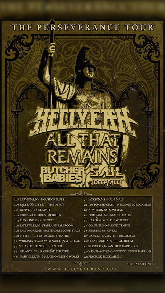 Hellyeah US tour 2020