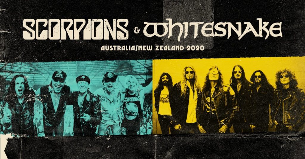 Scorpions & whitesnake Australia 2020