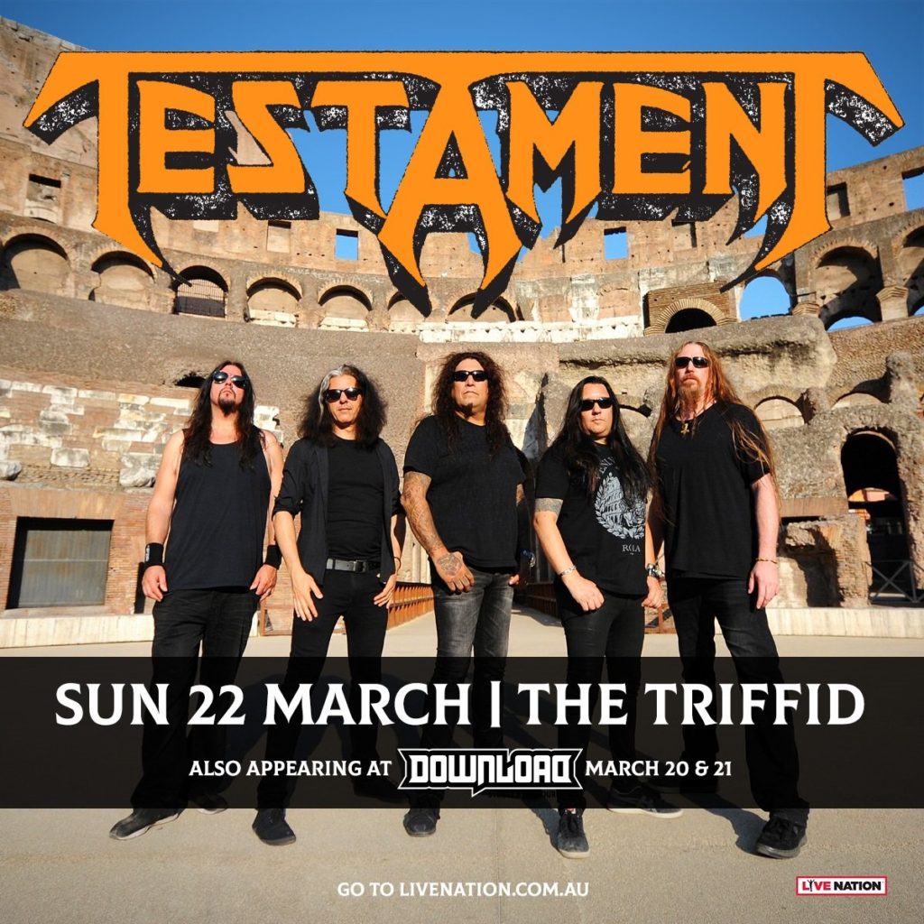 Testament - Brisbane Australia 2020