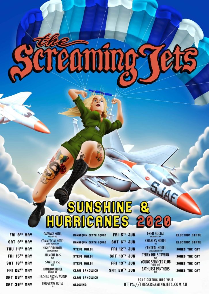 The Screaming Jets Australia tour 2020