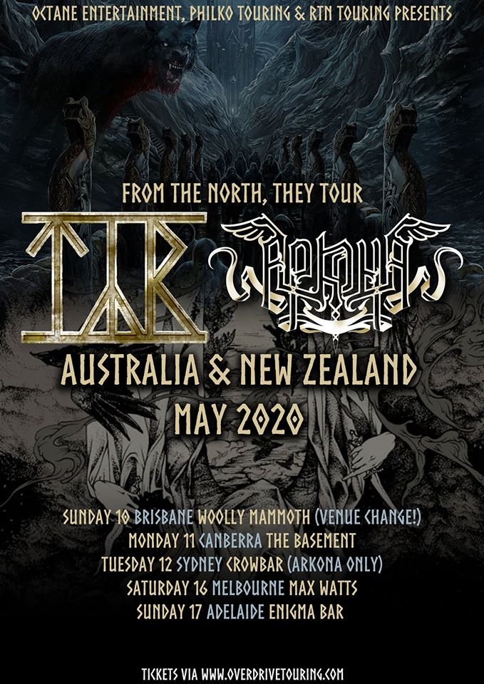 Tyr & Arkona Australia tour 2020