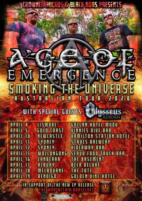 Age Of Emergence - Smoking the Universe Tour 2020