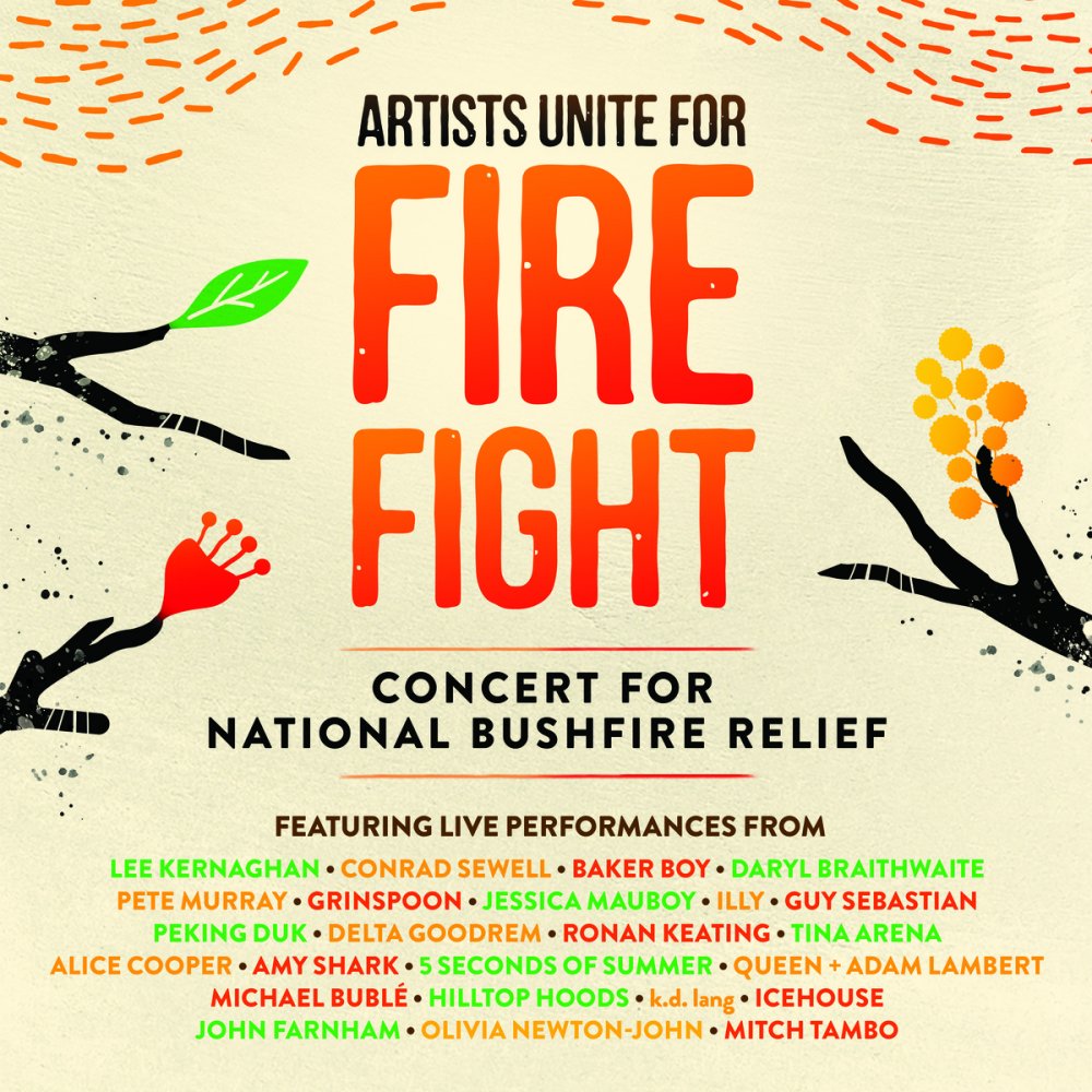 Artists Unite for Fire Fight: Concert for National Bushfire Relief