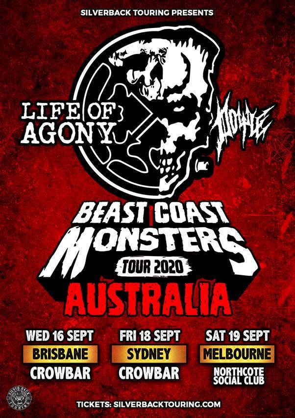 Life of Agony & Doyle Australia tour 2020