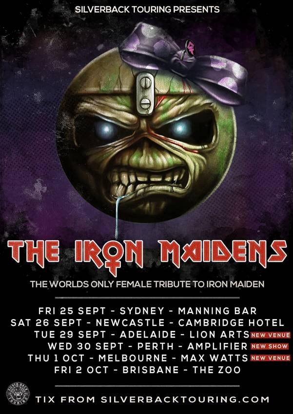 The Iron Maidens Australia tour 2020