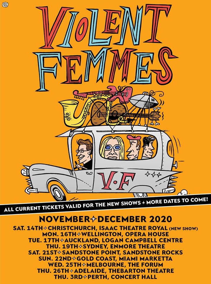 Violent Femmes Australia tour 2020