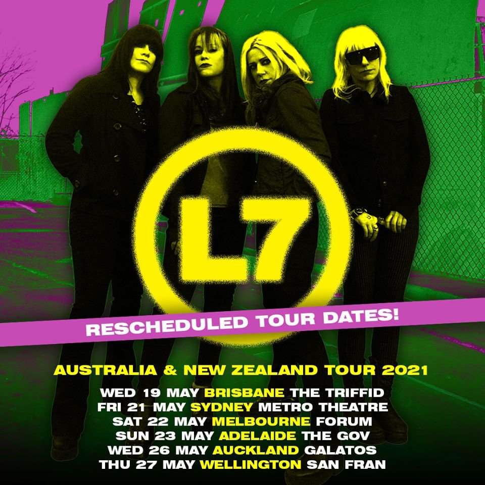 L7 Australia & New Zealand tour 2021