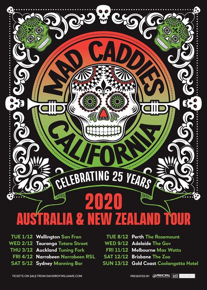 Mad Caddies Australia tour 2020