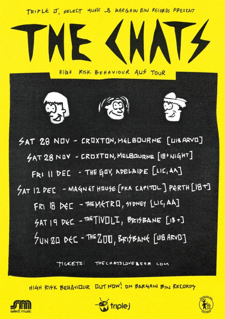 The Chats - High Risk Behaviour Australia tour