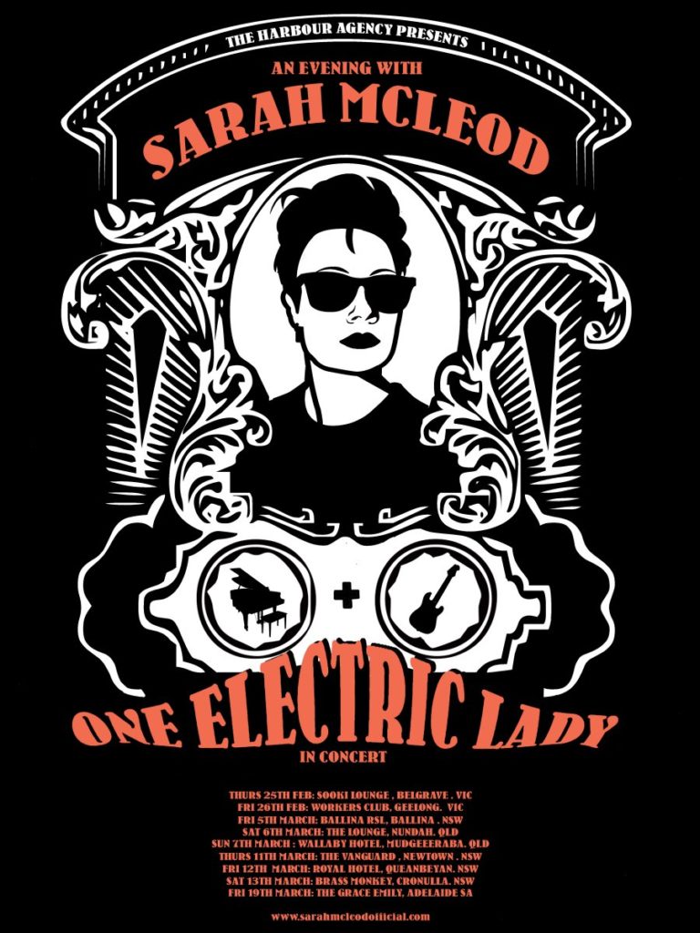 Sarah Mcleod - One Electric Lady tour