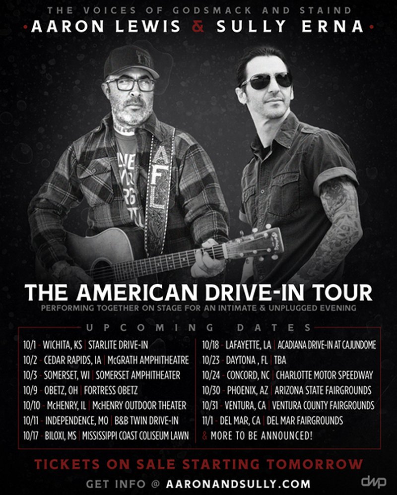 Sully Erna and Aaron Lewis American Drive-In Tour