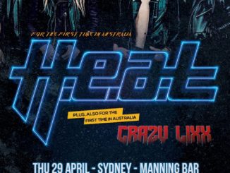 H.E.A.T & Crazy Lixx Australia tour 2021