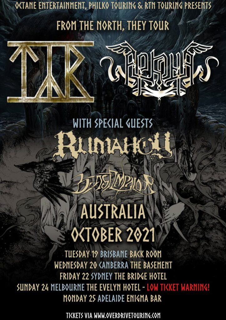 Tyr & Arkona Australia tour 2021