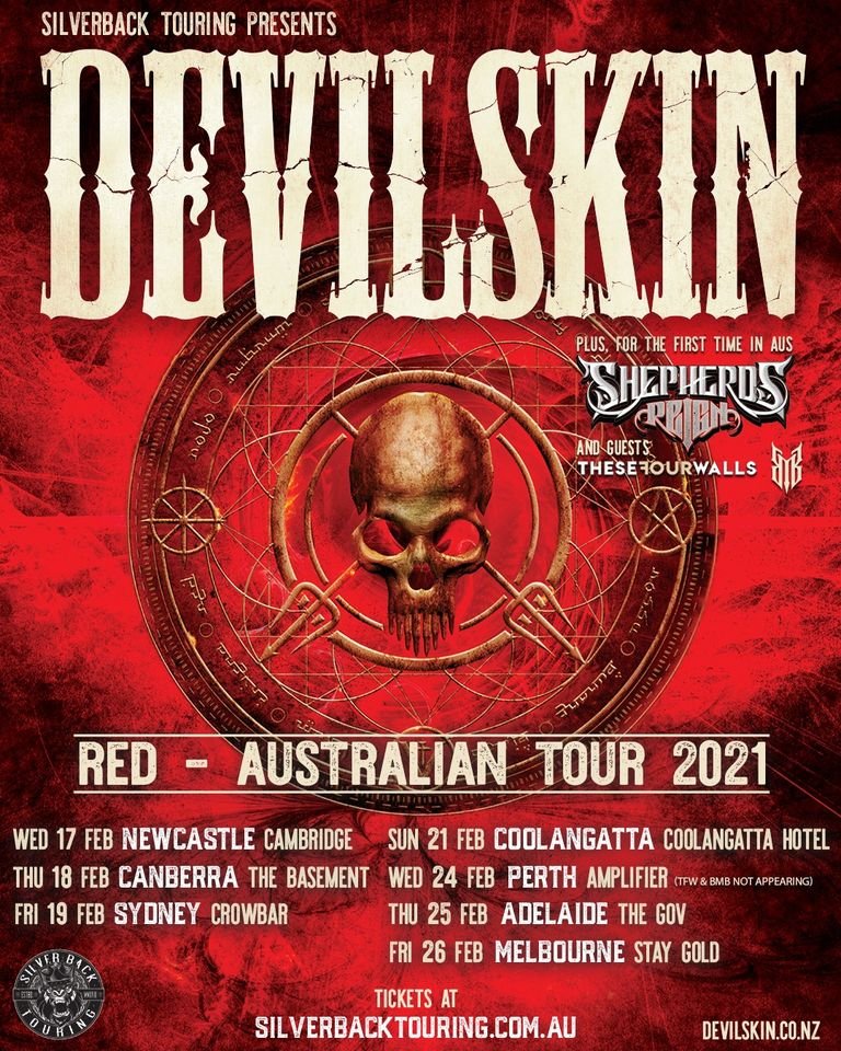 Devilskin Australia tour 2021