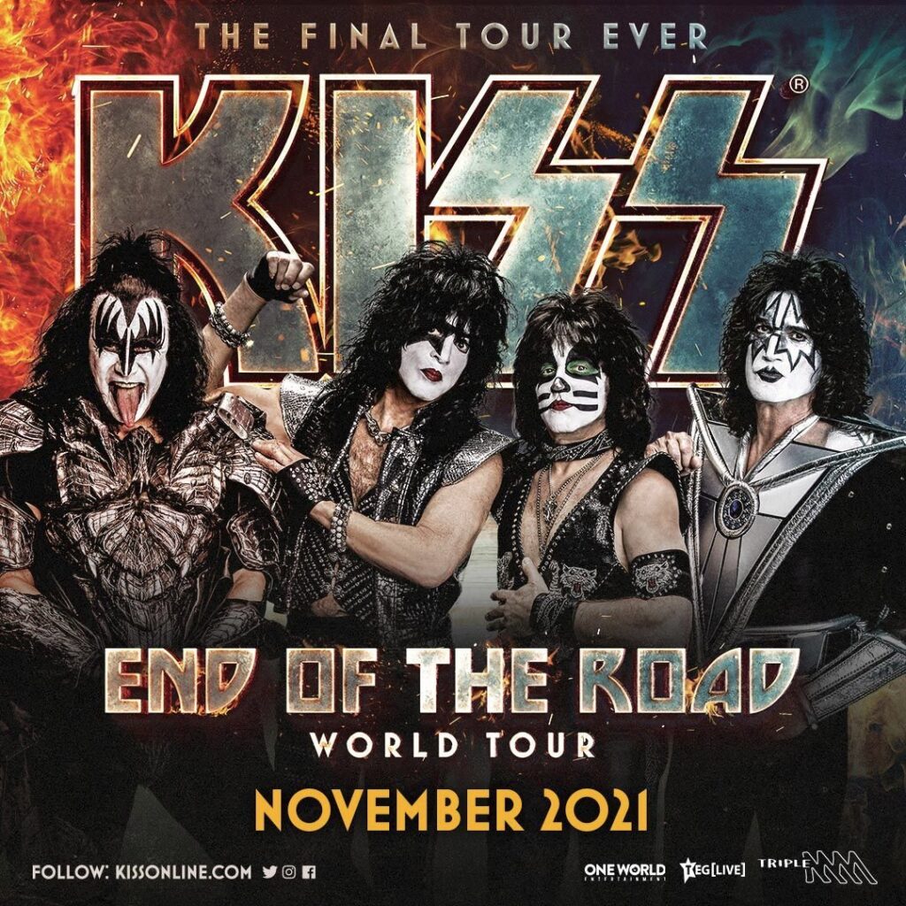 Kiss Australia tour 2021