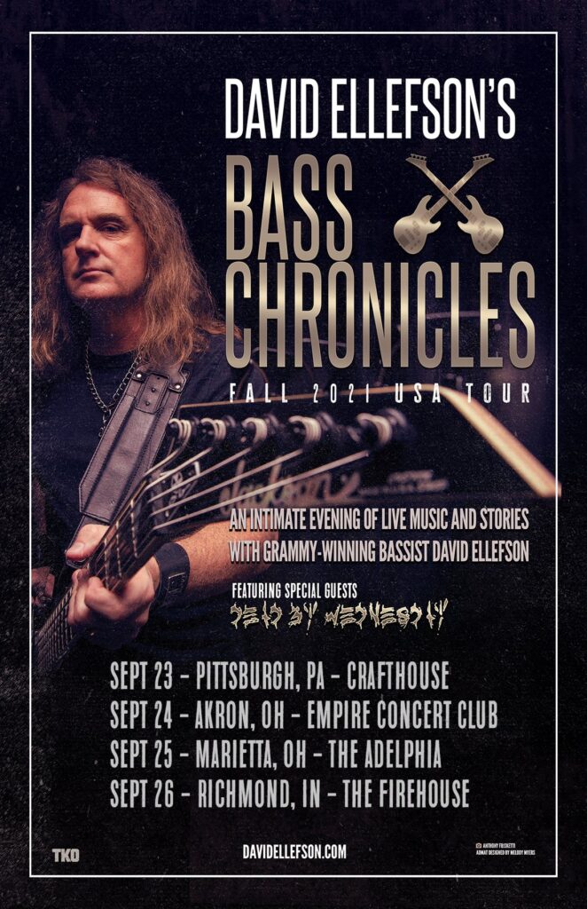 David Ellefson - Bass Chronicles tour