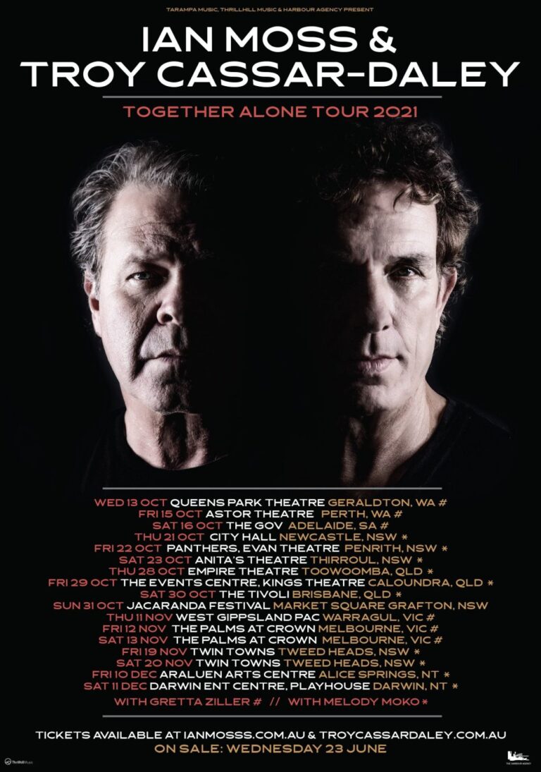 TOUR NEWS Ian Moss &amp; Troy CassarDaley announce Together