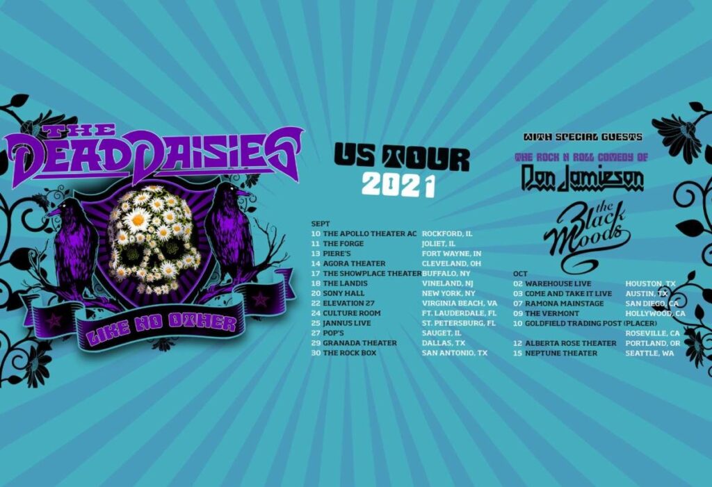 The Dead daises US tour 2021