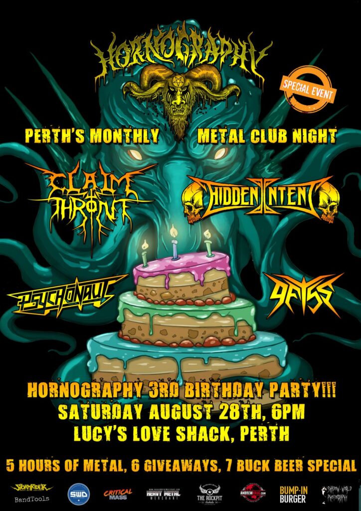 Hornography Perth Metal Club - August 2021