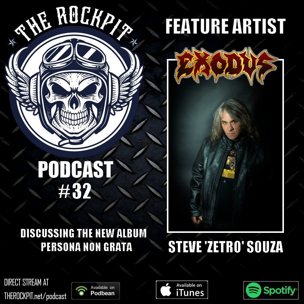 The Rockpit Podcast #32: Steve "Zetro" Souza - Exodus