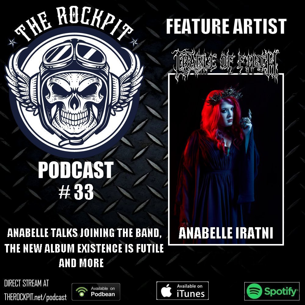 The Rockpit Podcast #33: Anabelle Iratni - Cradle Of Filth