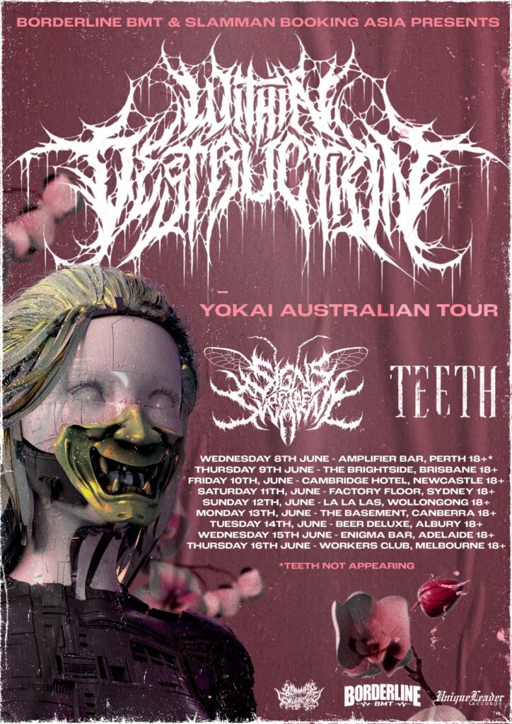 Within Destruction Australia Tour 2022