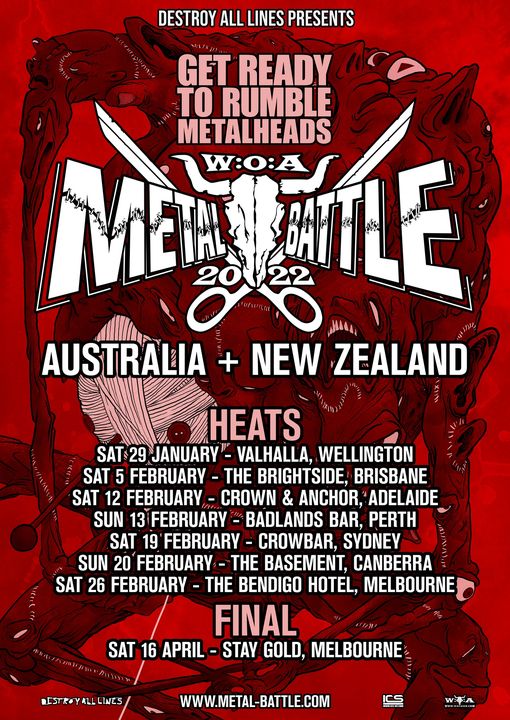 WACKEN METAL AUSTRALIA ANNOUNCE FEBRUARY AUSTRALIAN NEW ZEALAND HEATS - Rockpit