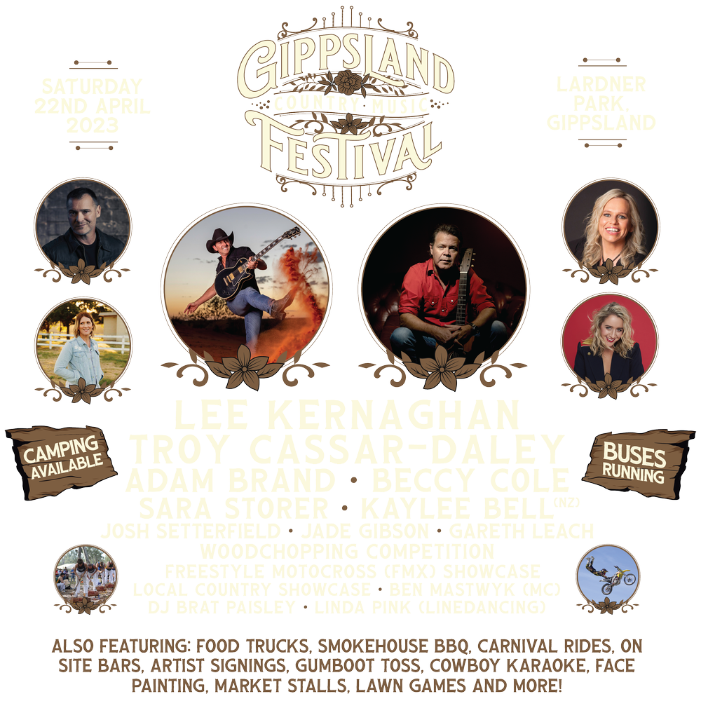 GIPPSLAND COUNTRY MUSIC FESTIVAL celebrates its third annual festival