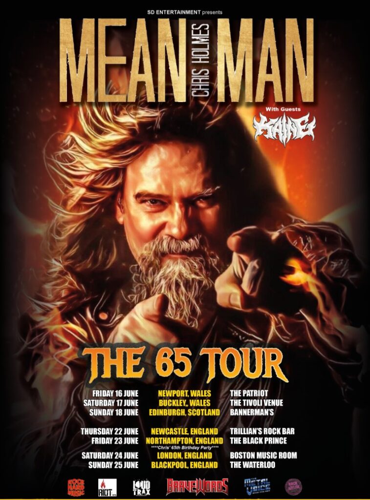 CHRIS HOLMES ‘Chris Holmes Mean Man’ 65 Tour On Sale Now The Rockpit