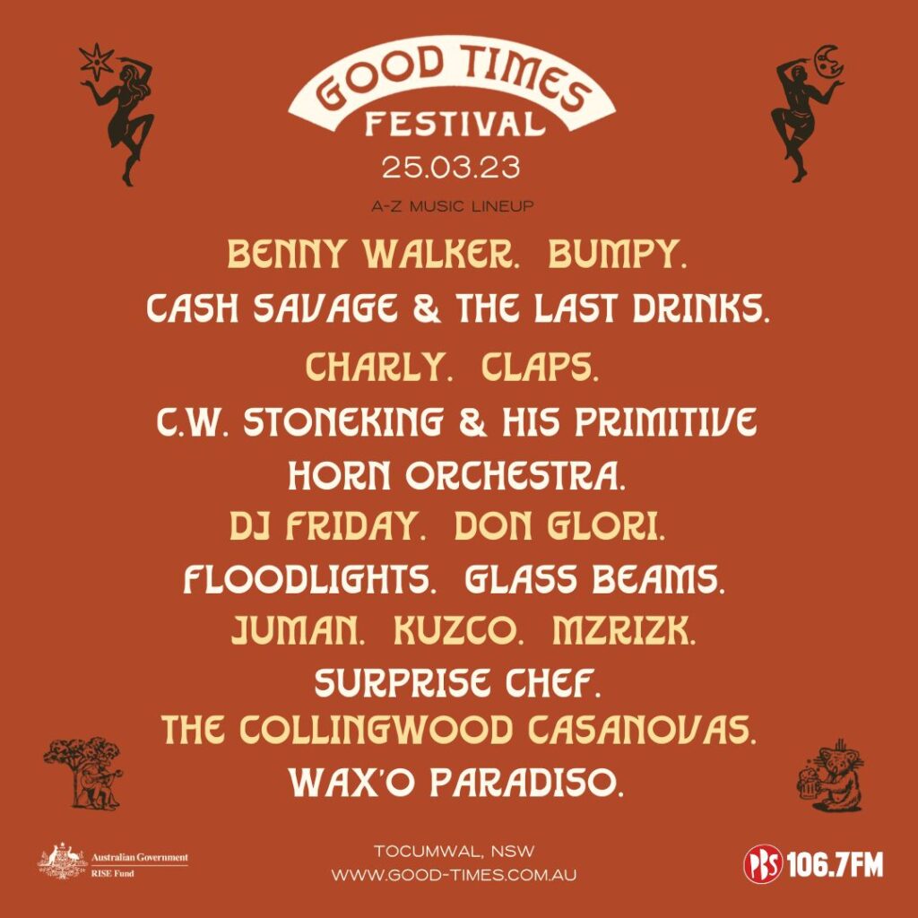 GOOD TIMES 2023 FESTIVAL LINEUP EXPANDS The Rockpit