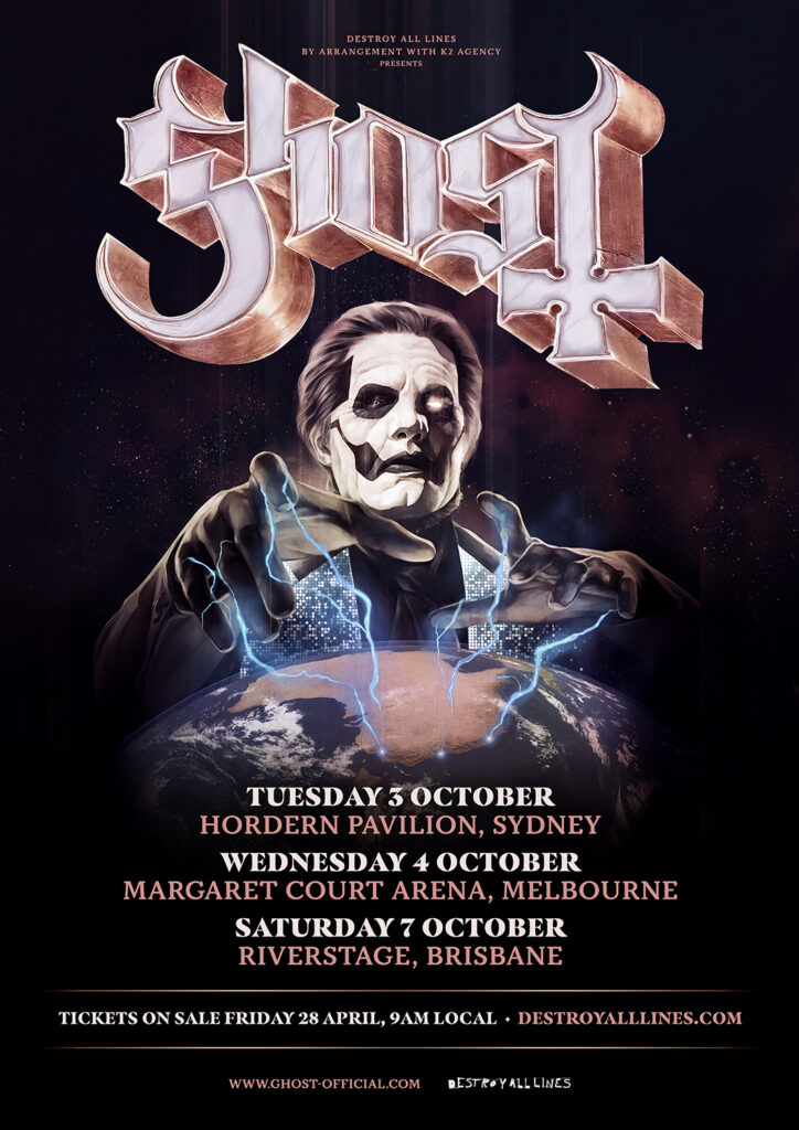 ghost rock band tour dates
